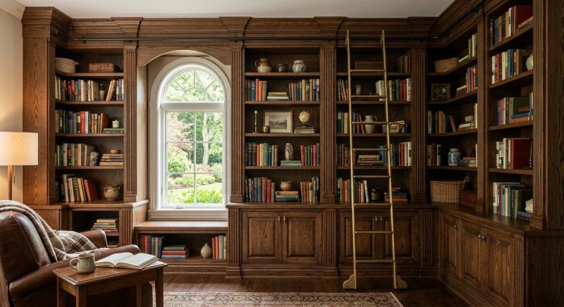 Built In Bookshelves Installation in Frederick, MD