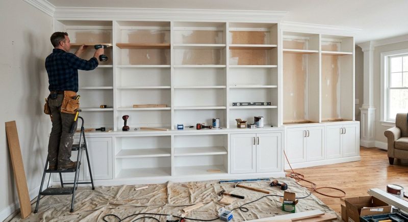 Builtin Cabinets Installation in Greensboro, NC
